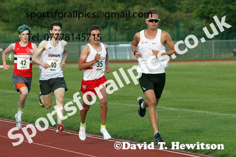 BMC 1500 metres, BMC, Chester le Street, July 19th. Photo: David T. Hewitson/Sports for All Pics